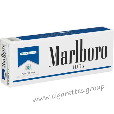 Marlboro Menthol S Blue Pack Box Cigarettes Cigarettes Group