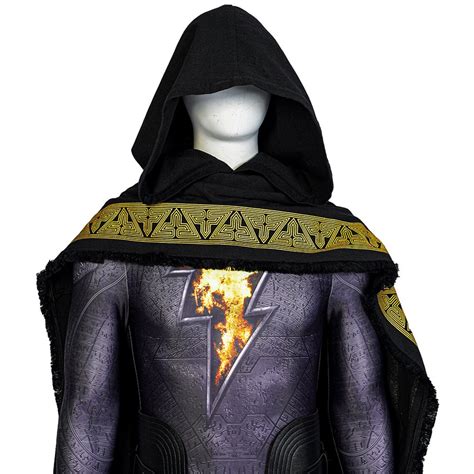 Black Adam Cosplay Costume Adult Men Halloween Outfit For Etsy