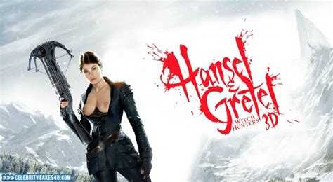 Gemma Arterton Tits Hansel Gretel Witch Hunters Fake Celebrity