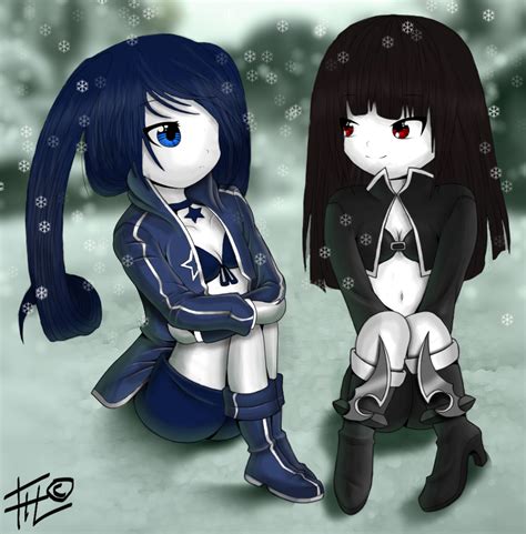 Black Rock Shooter And Black Gold Saw By Facundoleites On