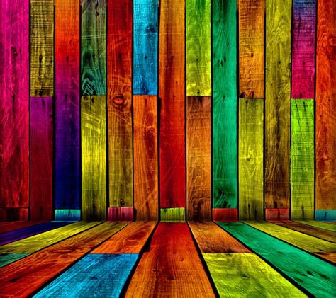 Download Free Abstract Colorful Wood Wallpaper