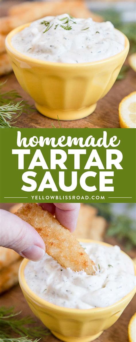 Tartar Sauce Recipe Homemade Tartar Sauce Best Tartar