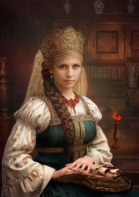 Nastya Russian Fashion Russian Beauty Traditional Outfits