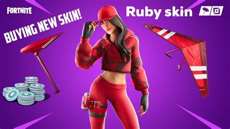 Buying New Ruby Skin Fortnite Battle Royale Youtube