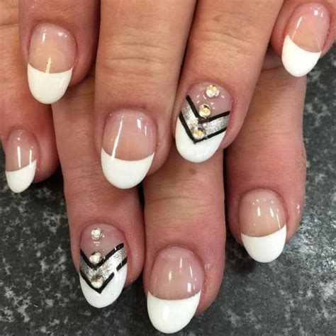 10 Appealing White Tip Nail Designs First Impression Counts