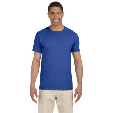 Gildan The Gildan Adult Softstyle 45 Oz T Shirt Metro Blue M