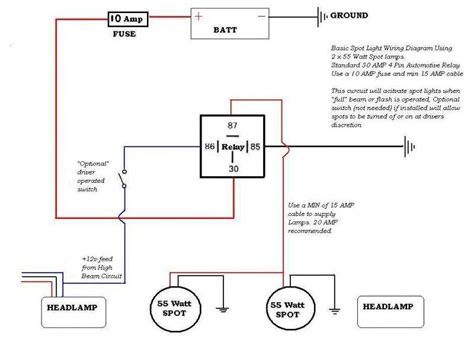 Spotlight Relay Wiring Diagram Complete Wiring Schemas