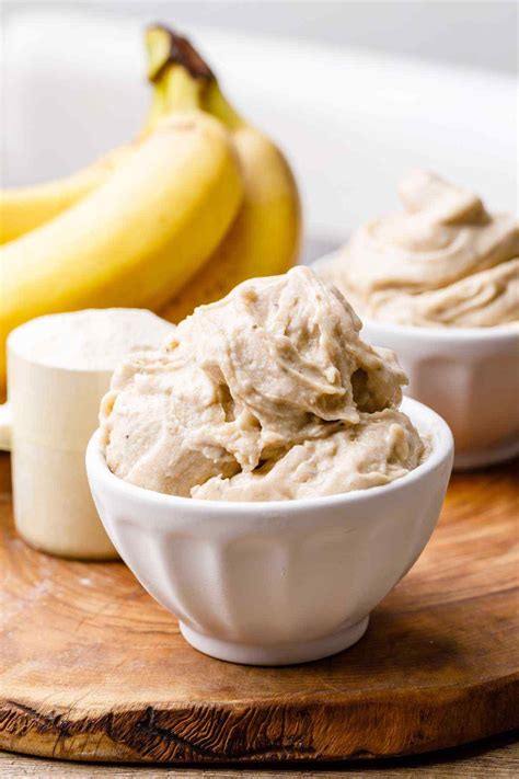 High Protein 3 Ingredient Banana Ice Cream Easy To Make And Healthy