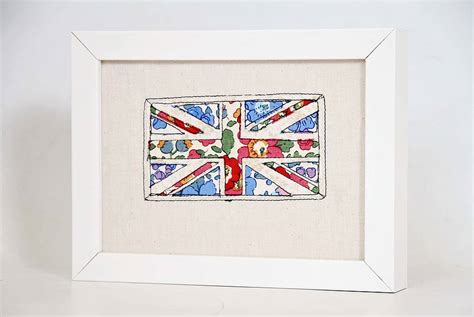 Embroidered Union Jack Artwork By NiTwit Studio Notonthehighstreet Com