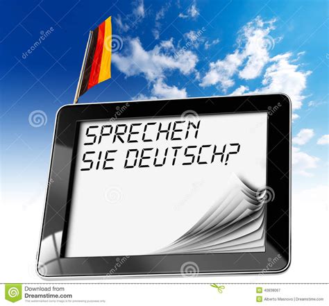 Wir Sprechen Deutsch We Speak German In German Blackboard Notice