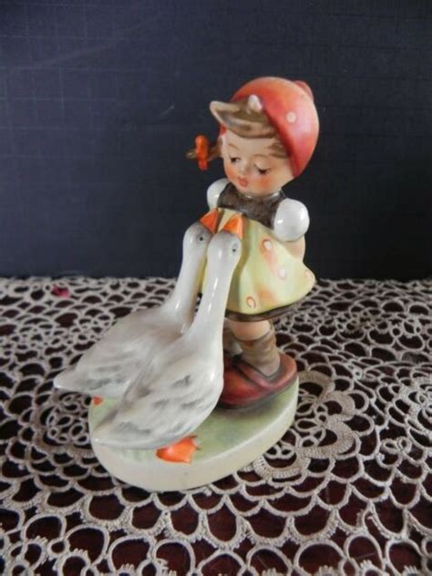 Vintage Goebel Hummel Goose Girl 4 Tmk 3 Ebay