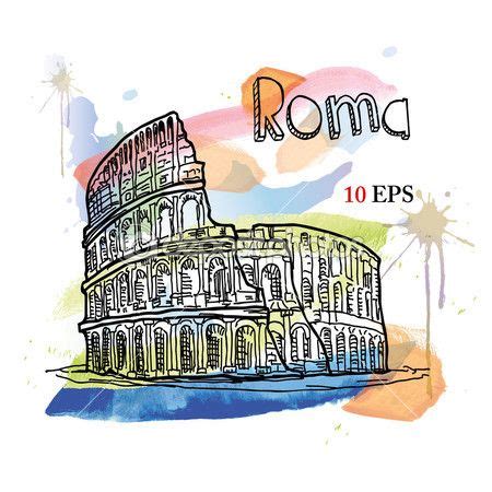 Colorea online con dibujos.net y podrás compartir y crear tu propia galería de dibujos pintados de roma. Roma. en el Coliseo. Italia. dibujo de la mano — Vector de stock ©… | Coliseo romano dibujo ...