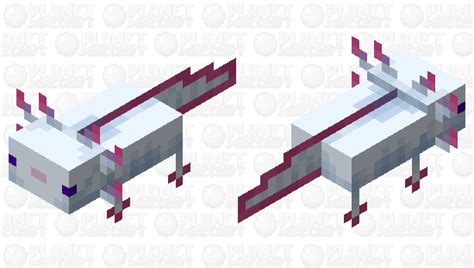 Cyan Axolotl From Memory Minecraft Mob Skin