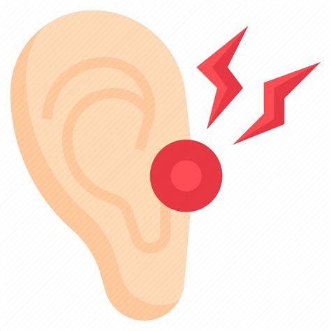 Earache Noise Ear Hear Healthcare And Medical Icon Download On