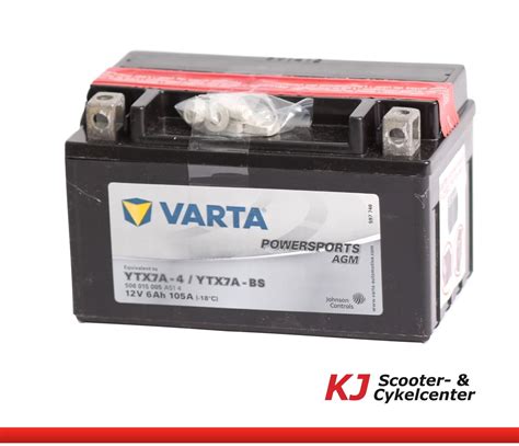 Batteri Varta Ytx7a Bs Agm 6ah Kj Scooters