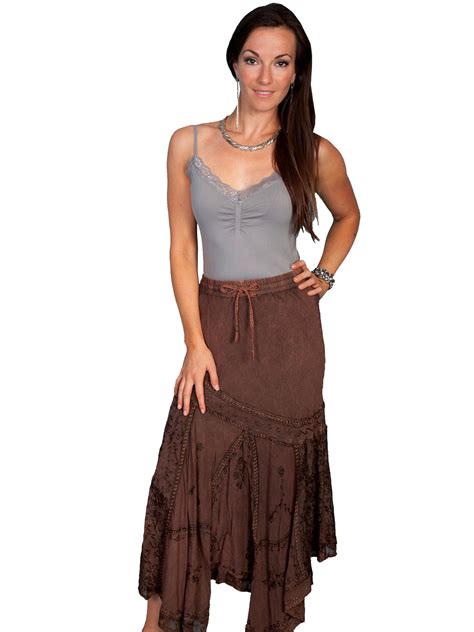 western style skirts vintage and victorian style skirts old west scully leather maxi skirt