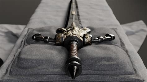 3d Model Sword Of Artorias Dark Souls Vr Ar Low Poly Cgtrader