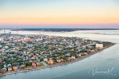 Vanessak New Aerial Images Charleston Evening