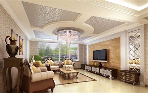But ceiling lights are especially excellent for living rooms. 10 Living Rooms With Beautiful Ceiling Designs - Housely