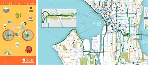 Sdot Refreshes The Seattle Bike Map Cascade Bicycle Club