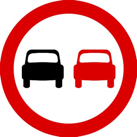 Filemauritius Road Signs Prohibitory Sign No Overtakingsvg