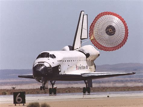 1920x1080px 1080p Free Download Space Shuttle Landing With Parachute