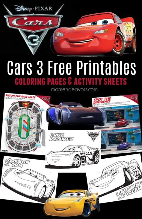 Free collection of 30+ free printable disney cars 2 coloring pages. Disney-Pixar Cars 3 Printable Activities & Coloring Pages