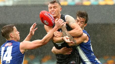 Carlton star patrick cripps has gone to another stratosphere in a vicious start to the afl season that left tigers stars scared. Patrick Cripps treatment against North Melbourne | The ...