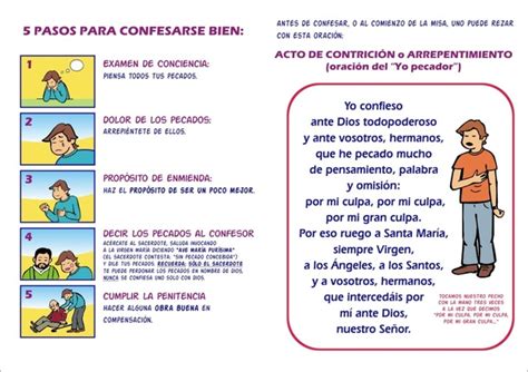 5 Pasos Para Una Buena Confesion National Shrine Of Our Lady Of