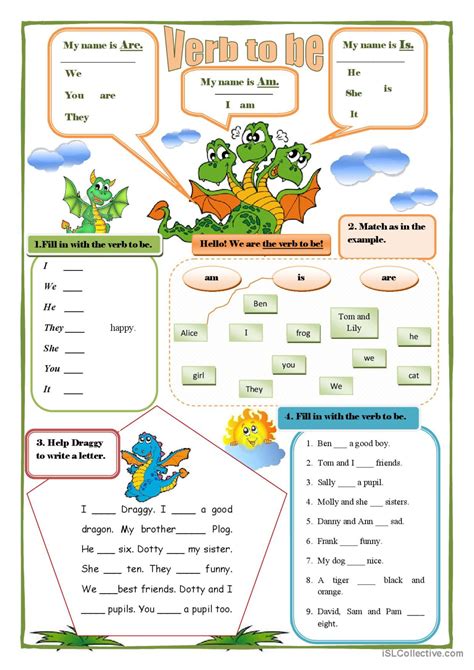 The Verb To Be English Esl Worksheets Pdf And Doc
