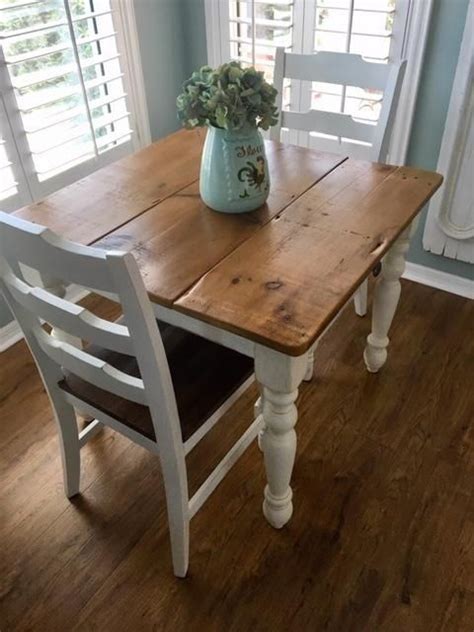 Petite Farmhouse Table With Optional Drawer 1000 Rustic Kitchen