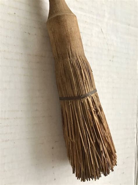 19th Century Short Shaved Broom Art Antiques Michigan
