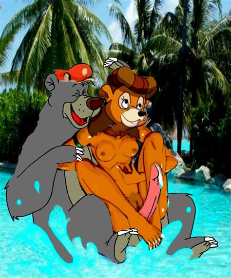 Rule 34 Anthro Baloo Bear Disney Female Fur Furry Male Mammal Nipples