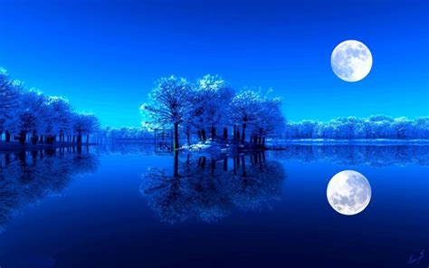 Hd Moonlight Reflection Wallpaper Download Free 67607
