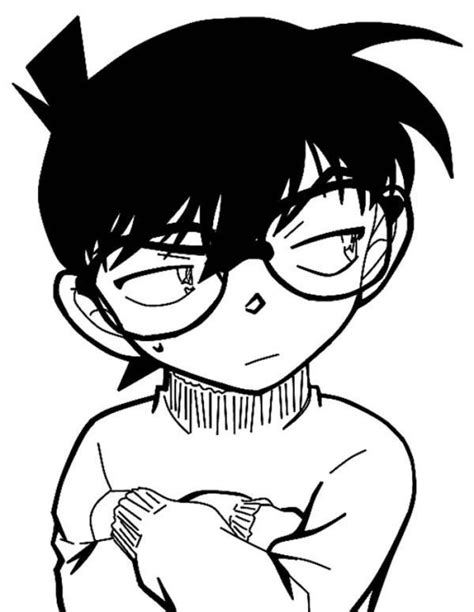 Detective Conan Coloring Pages Pdf Detective