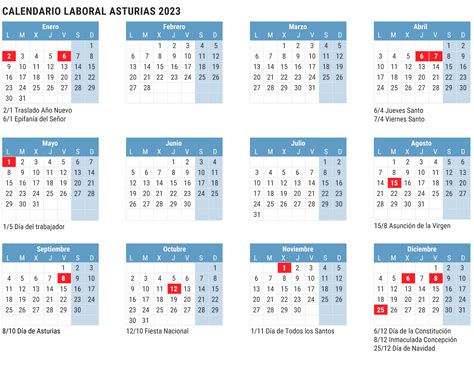 Calendario Laboral Asturias 2022 Estos Son Los Festivos Y Puentes