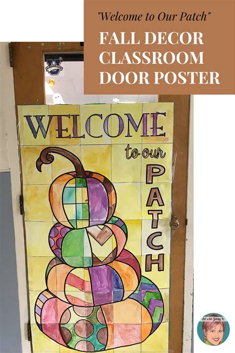 Fall Door Poster for Your Classroom | Door poster, Welcome to our patch