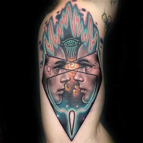 You can get them if you have ever had a good or a bad trip, or if you wish to come off as someone who knows a lot about trips, drugs, as well as funny tattoos. 60 Trippy Tattoos For Men - Psychedelic Design Ideas