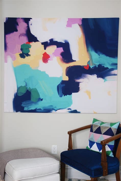 Easy And Cheap Diy Large Scale Artwork Showit Blog