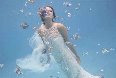 Bhldn Underwater Wedding Dresses Shoot01