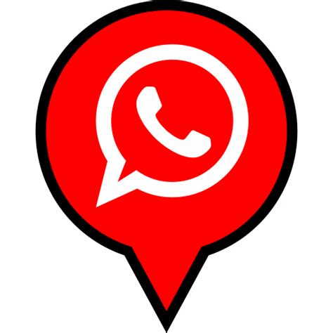 Pin Whatsapp Peta Logo Ikon Di Social Media Pins