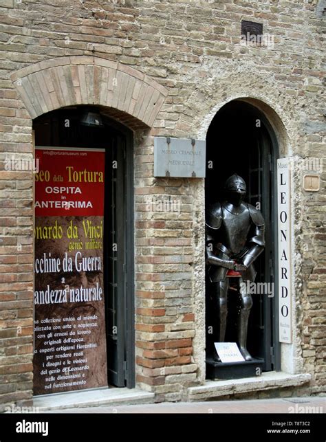 Medieval Torture Museum San Gimignano Banque De Photographies Et D