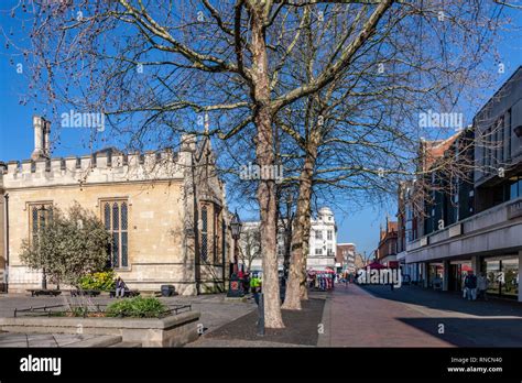Bedford Town Centre Bedfordshire Stock Photo Alamy