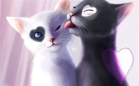 Anime Chibi Cat Couples Hd Wallpaper Gallery Sexiz Pix