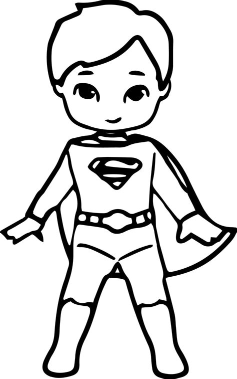 Kolorowanka Mały Superman Do Druku I Online