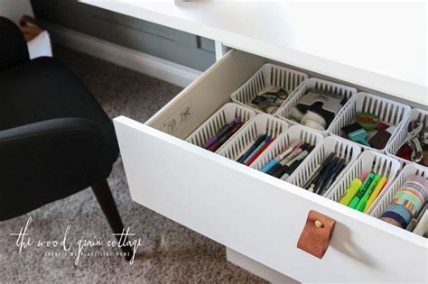 How To Organize Desk Drawers Organized Desk Drawers Desk With Drawers