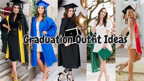 Graduation Ceremony Outfit Ideas Graduation Dress High School Pictures