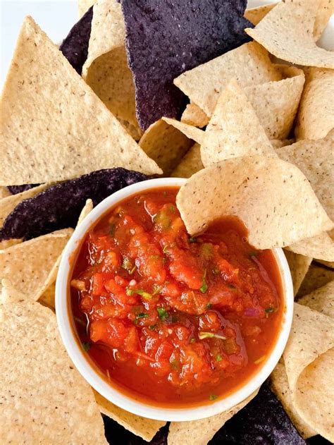 Easy Roasted Salsa Recipe Southern Kissed Recipes Roasted Salsa