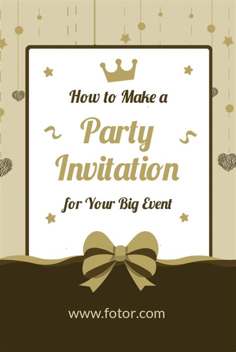 How To Make Party Invitations For Your Big Events Fotors Blog