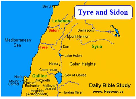 Map Of Tyre And Sidon Archives Atozmoms Bsf Blog